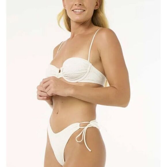 NWT Rip Curl San Carlos Broderie Bikini S - Picture 1 of 8